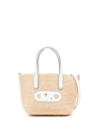 Michael Kors `eliza` Extra Small E/w Tote Bag In Beige