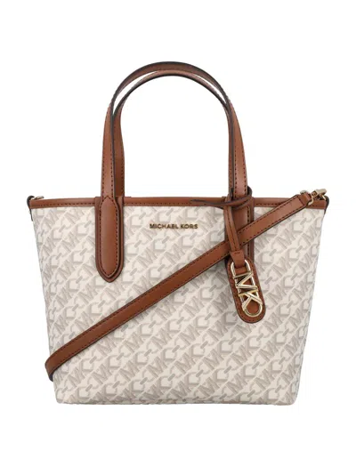 Michael Kors Eliza Xs Ew Open Tote In White