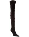 Michael Kors Elle Runway Suede Over-the-knee Boot In Black