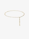 Michael Kors Embellished Chain-link Belt In Gold