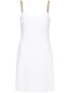 Michael Kors Chain-strap Slip Minidress In White