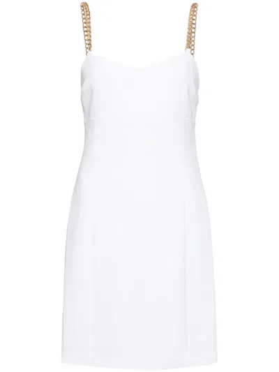 Michael Kors Chain-strap Slip Minidress In White