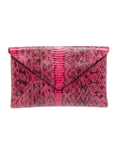 Pre-owned Michael Kors Embossed Leather Portfolio In Multicolor
