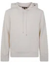 Michael Kors Logo-embossed Hoodie In Neutral