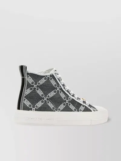 Michael Kors Embroidered Canvas High-top Sneakers