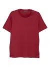 Michael Kors Embroidered-logo Cotton T-shirt In Red