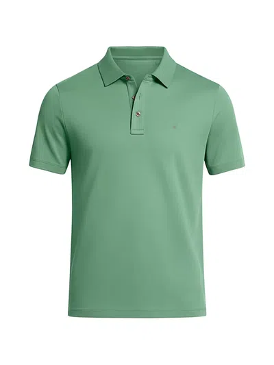 Michael Kors Embroidered-logo Polo Shirt In Green