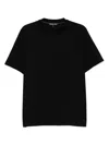 Michael Kors Embroidered Logo T-shirt In Black