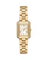 Michael Kors Emery 22mm In White/gold