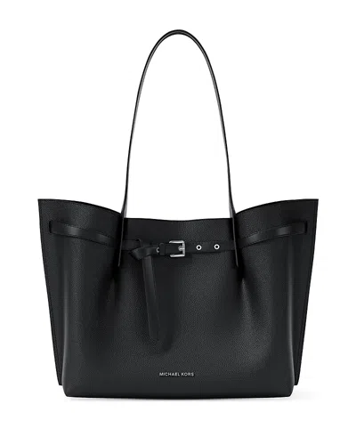 Michael Kors Emilia Large East/west Tote In Black