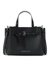 Michael Kors Emilia Small Satchel In Black