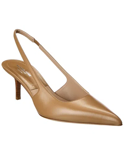 Michael Kors Emma Leather Slingback Pump