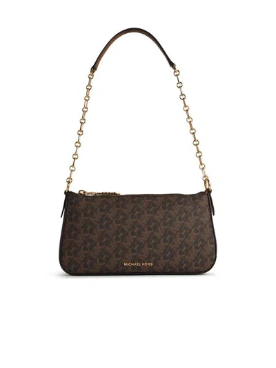Michael Kors 'empire' Brown Canvas Blend Bag