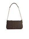 Michael Kors 'empire' Brown Canvas Blend Bag In Brown