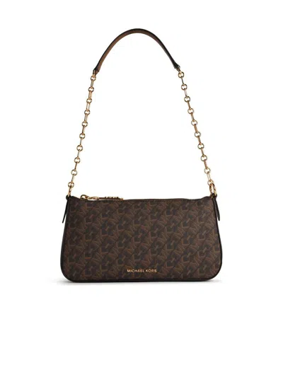 Michael Kors 'empire' Brown Canvas Blend Bag