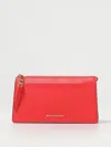 Michael Kors Empire Grained Leather Bag In Red