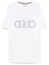 Michael Kors Empire-stud T-shirt In White