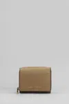Michael Kors Empire Wallet In Taupe Leather In Taupe