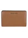 Michael Kors Empire Buttoned Wallet In Luggage