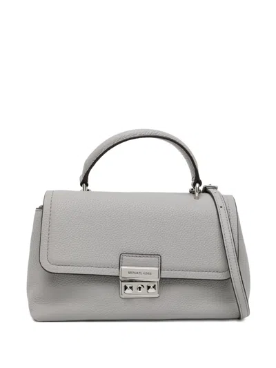 Michael Kors Engraved Tote Bag In Gray