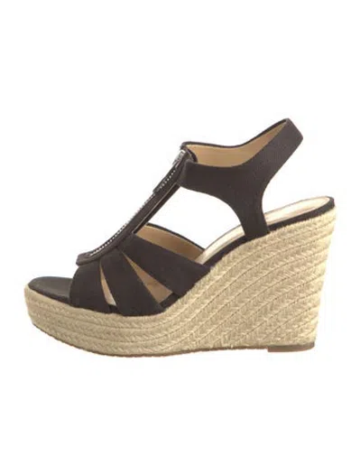 Pre-owned Michael Kors Espadrilles In Black