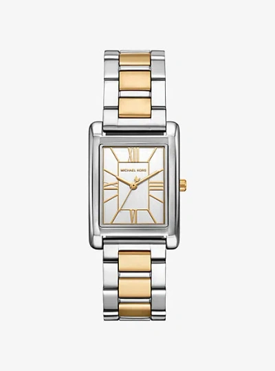 Michael Kors Essex Two-tone Watch In Metallic