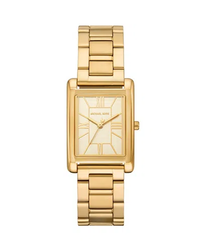 Michael Kors Essex Watch, 26mm X 37mm In Gold