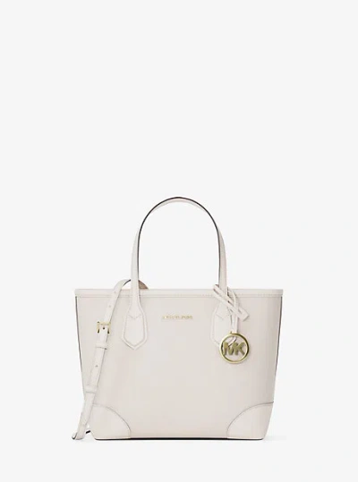 Michael Kors Eva Extra-small Leather Convertible Tote Bag In Brown