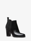 Michael Kors Evaline Signature Logo Trim Boot In Black