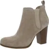 Michael Kors Evaline Womens Suede Ankle Boots In Brown