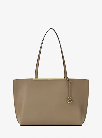 Michael Kors Evelyn Large Tote Bag In Brown