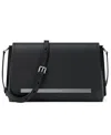 Michael Kors Evelyn Medium Flap Crossbody Bag In Black