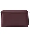 Michael Kors Evelyn Medium Flap Crossbody Bag In Burgundy