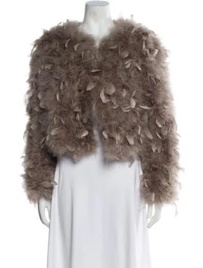 Pre-owned Michael Kors Evening Jacket In Brown