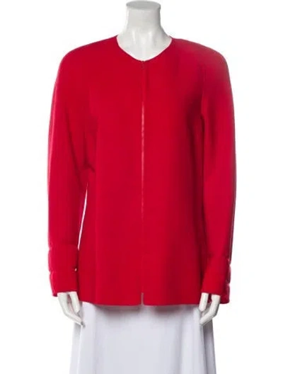 Pre-owned Michael Kors Evening Jacket In Red