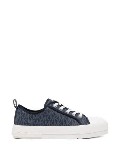 Michael Kors Evy Sneakers In Blue