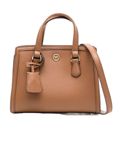 Michael Kors Extra-small Chantal Crossbody Bag In Brown
