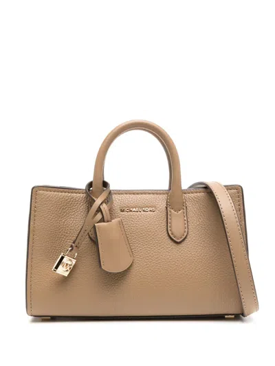 Michael Kors Extra-small Scarlett Crossbody Bag In 褐色