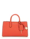 Michael Kors Sac À Main Scarlett En Cuir In Red