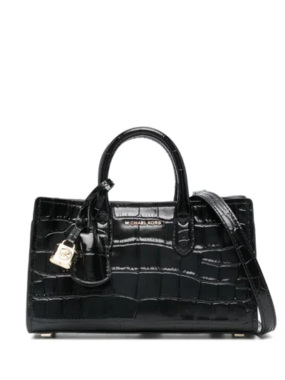 Michael Kors Extra-small Scarlett Tote Bag In Black