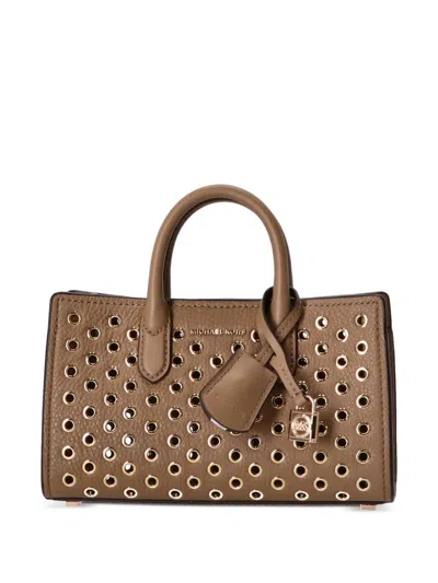 Michael Kors Extra Kleine Scarlett Tote Bag In Braun