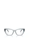 Michael Kors 54mm Square Optical Glasses In Gray