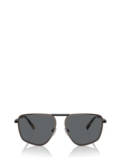 Michael Kors Eyewear Silverton Pilot Frame Sunglasses In Black