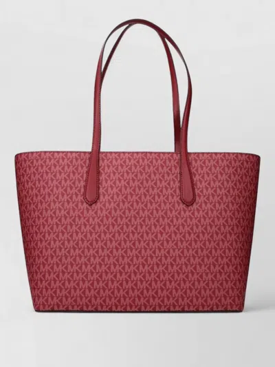 Michael Kors Fabric Tote Bag In Red