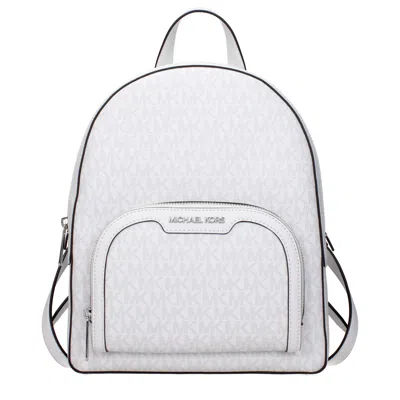 Michael Kors Fabric Women's Backpack In White
