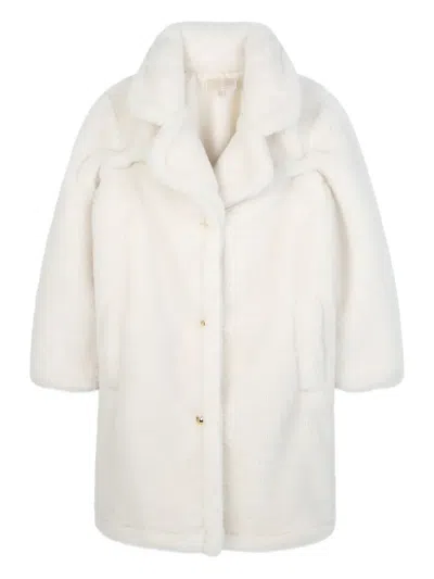 Michael Kors Faux-fur Coat In White