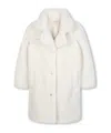 Michael Kors Faux-fur Coat In White