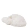 Michael Kors Faux Fur Tula Slides In White