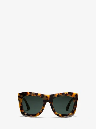 Michael Kors Felice Sunglasses In Green
