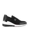 Michael Kors Felix Slip-on Sneakers In Black